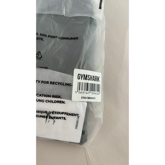 GymShark Everyday Seamless Long Sleeve Crop Top Womens Medium Cargo Teal B7A2S - Picture 8 of 8